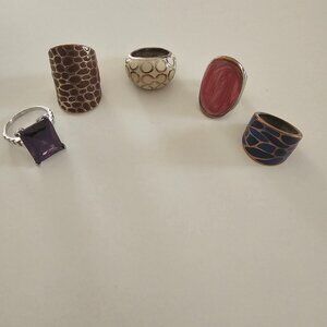 Set of Five Rings - Multiple Colors